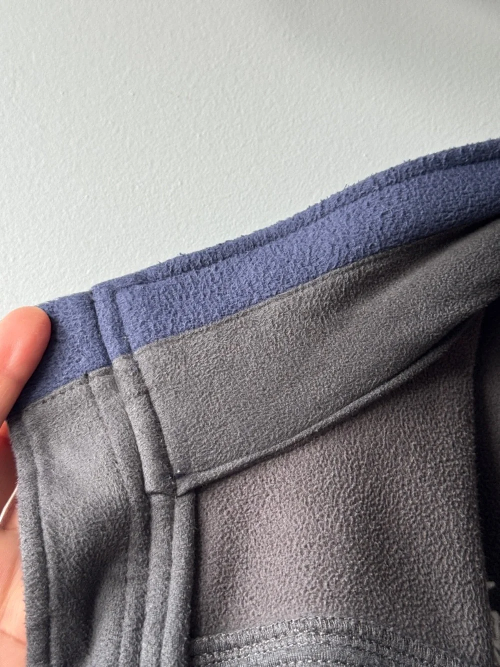 The North Face Men's Large Periwinkle Blue Fleece Jacket - Full Zip - TKA 100